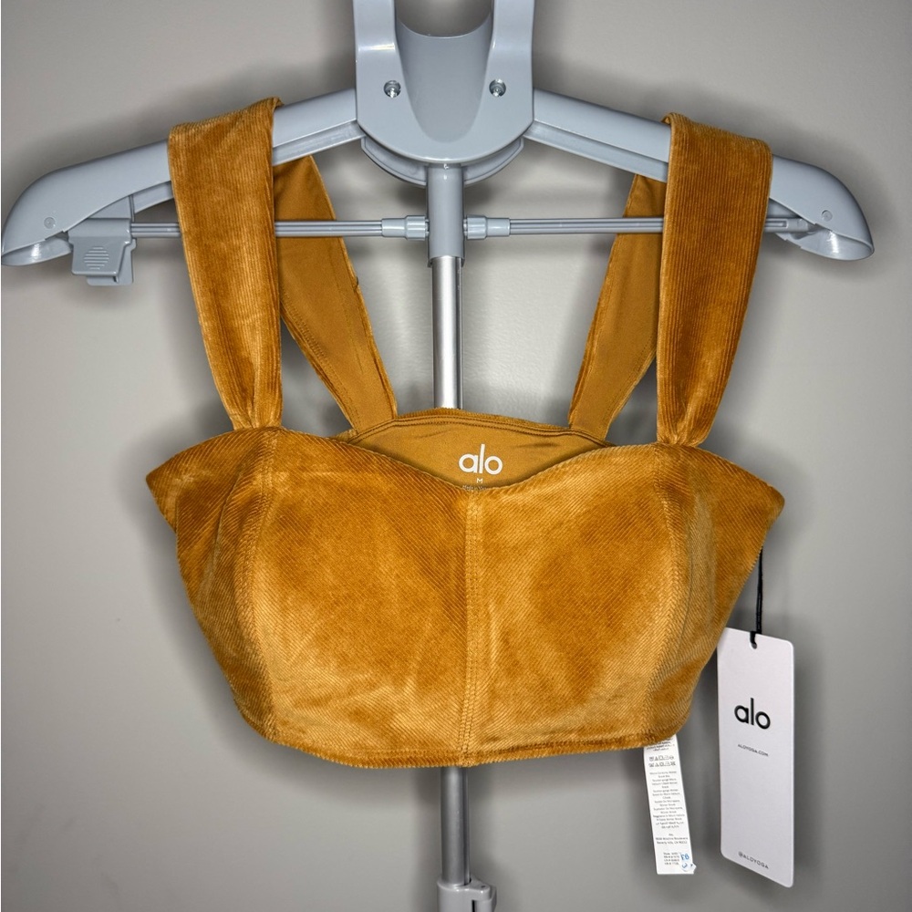 NWT Alo Micro Corduroy Winter Break Bra